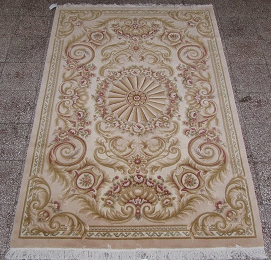 Hot Sell 100% Wool Hand Made Carpet Tile