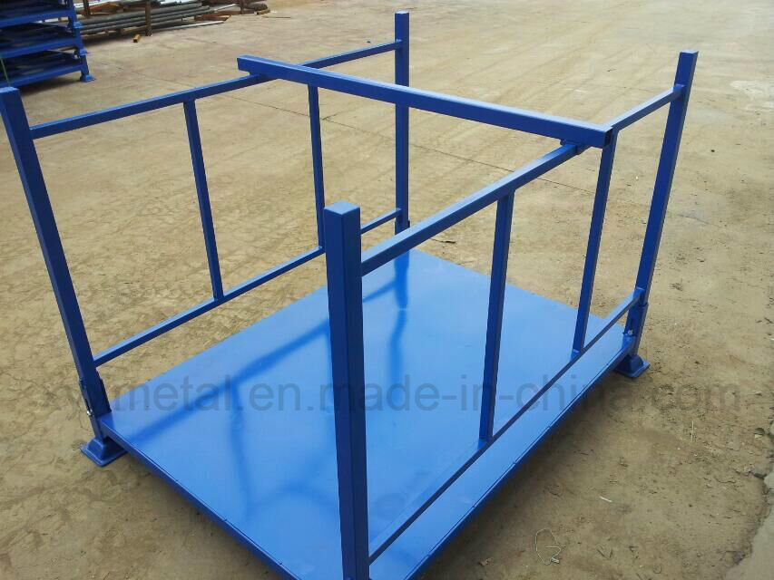 Stacking Storage Frame Textile Industrial Folding Tier Rack for Fabric Carpet Roll