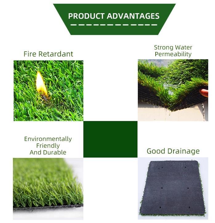 PE Indoor/Outdoor Green Decorative Synthetic Artificial Grass Turf