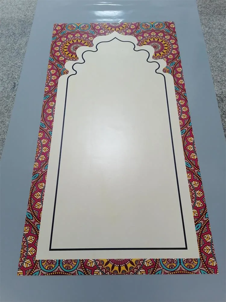 4mm 8mm Customized Size Mosque Multi-Person Prayer Mat Carpet Tile Vinyl Rug