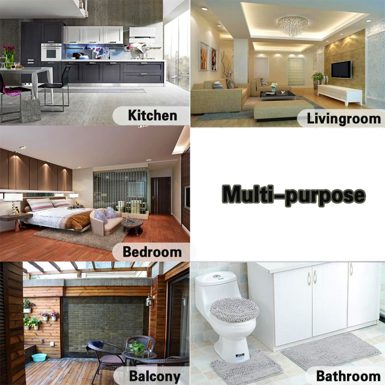 Eco-Friendly Bathroom Absorbent and Anti-Skid Carpet Floor Mats 4509
