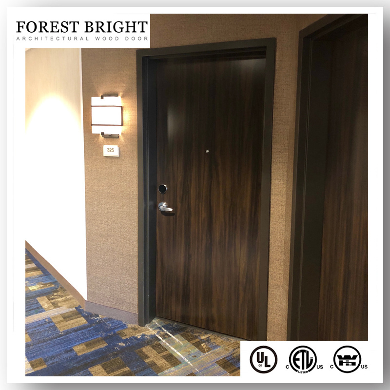 20 Minute HPL Laminate Fire Rated Door for Hotel Guest Entry