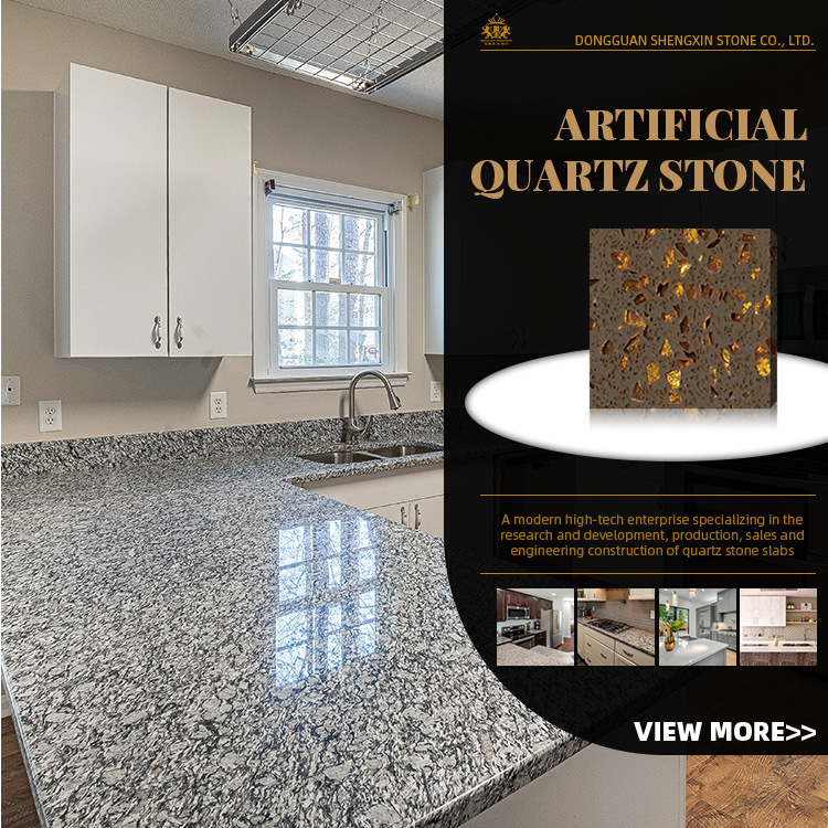 Hotel Lobby Artificial Stone Countertop Artificial Quartz Stone