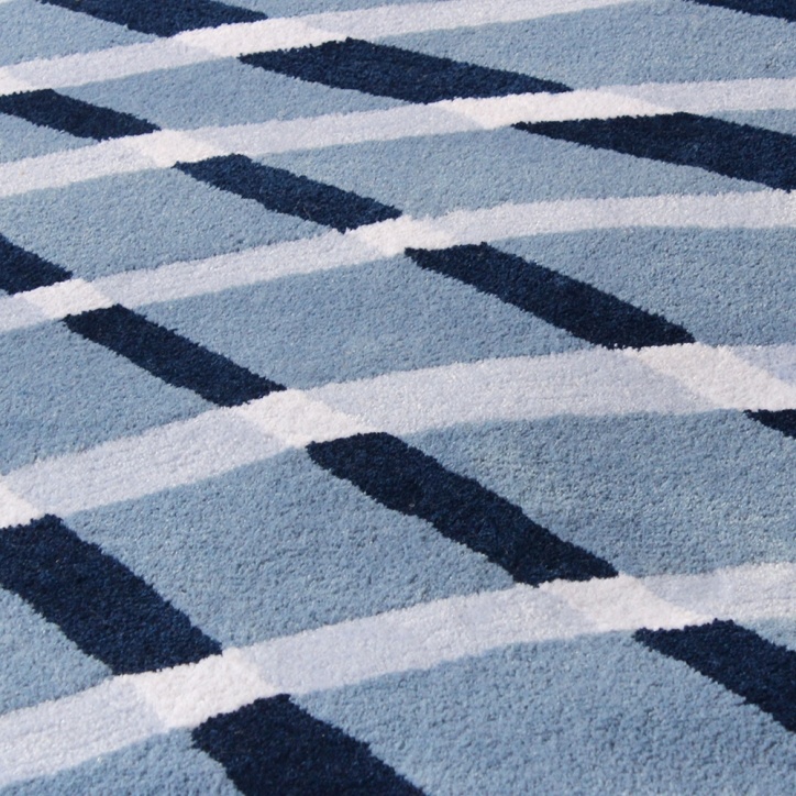 New Design Modern Carpet for Sale Blue Carpet for Livingroom
