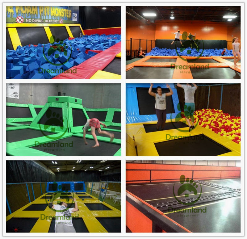 Play Party Kids Outdoor Trampoline Park with Safety Net