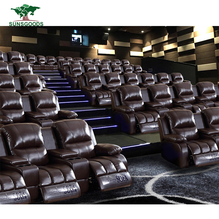 2020 New Home Theater Seat Recliner Chair Sofa for Movie Theater.