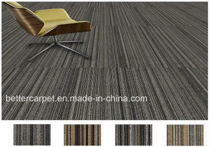 2018 New Designed Nylon Carpet Tile with PVC Backing, Office Carpet