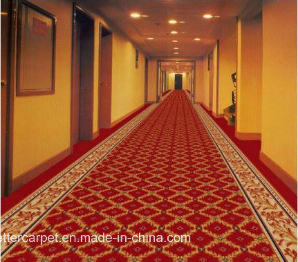 Modern Design Carpet Red Patterned Axminster Carpet Design Hotel Aisle Wedding Carpet