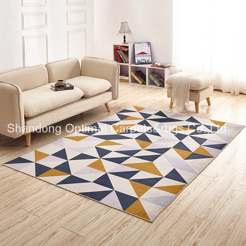 Simple Geometric Pattern Printing Carpet/Mat/Rugs for Living Room/ Balcony/Kindergarden 160cmx230cm