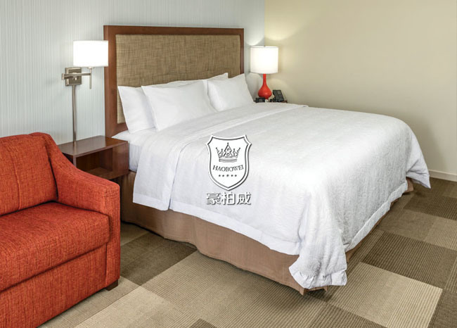 Solid Wood Hampton Inn Hotel Furniture for Guest Bed Room