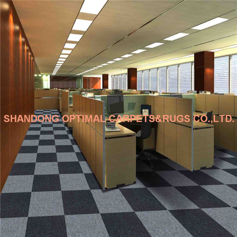 Office Carpet High Traffic Tiles with PVC Backing