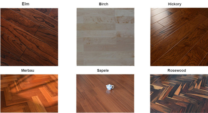 Select Grade Dark Brown Smooth Timber Wood Flooring