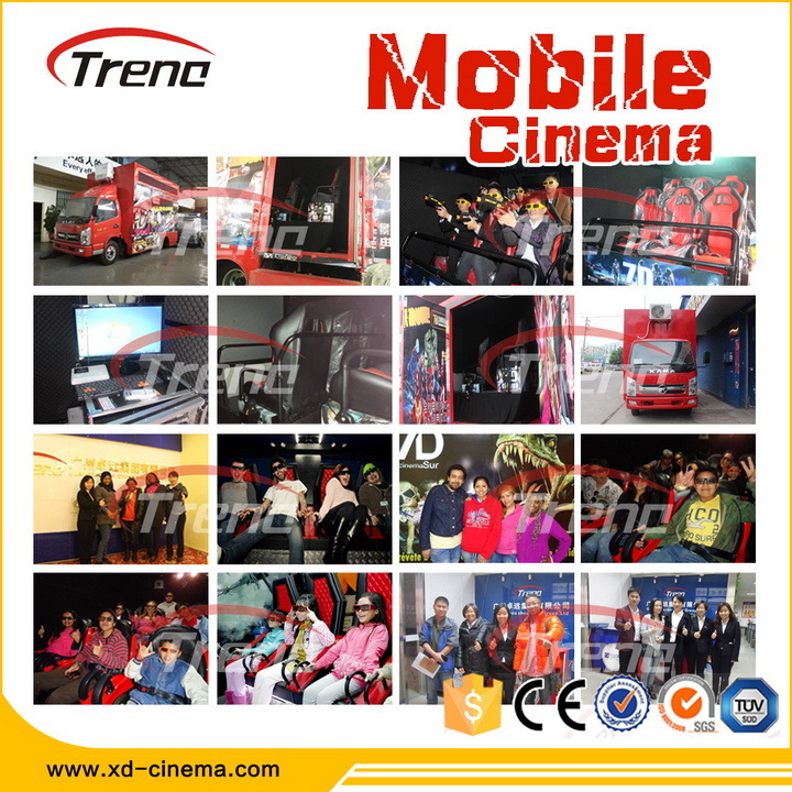 Amusement Park Equipment Truck Mobile 5D Cinema 7D Cinema for Sale