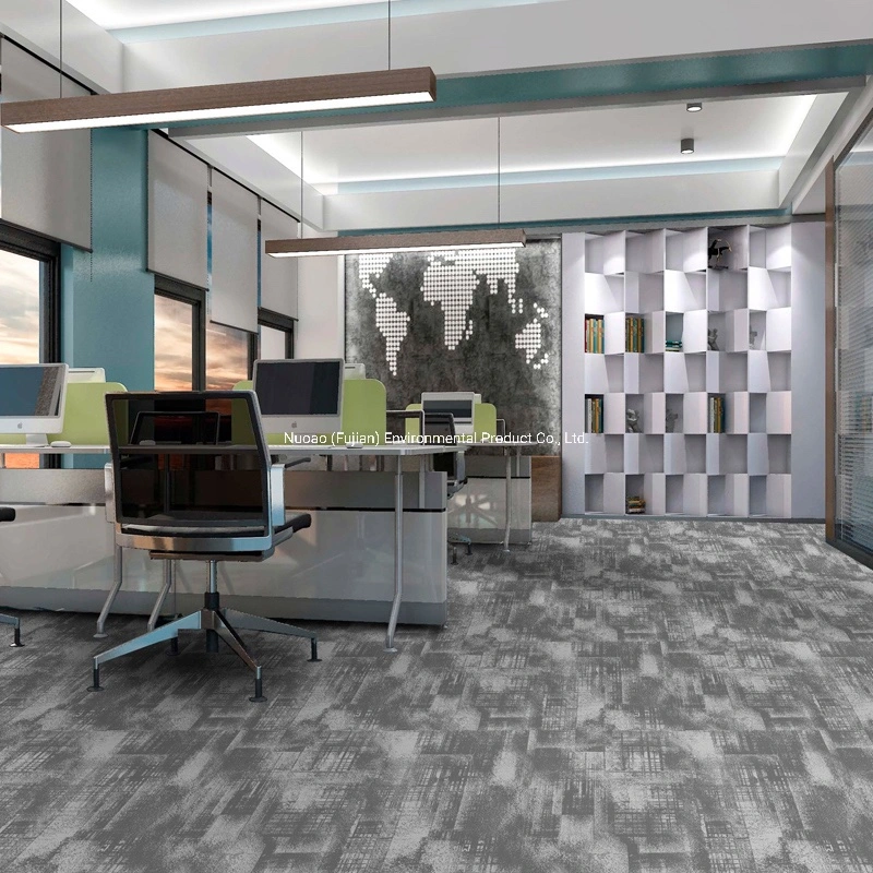 CFS-a3E-2021 Newly Design Multi-Level Loop Tufted Commercial Modular Carpet Tile