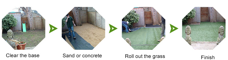 Turf Mat Artificial Grass Landscaping Grass Green Plastic Carpet