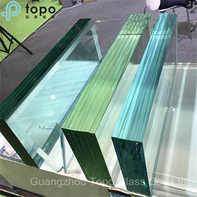Blue Color Laminated Wire Glass/Blue Gradient Laminated Wire Glass (PLW-TP)