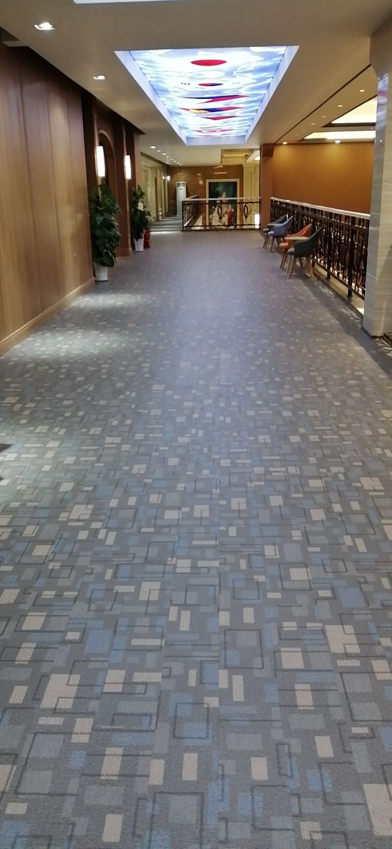 Corridor Carpet Pattern Spc Floor Vinyl Flooring