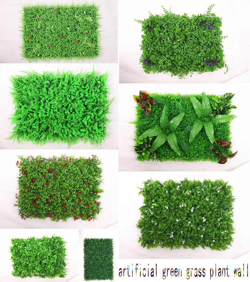 OEM Green Artificial Plants Green Leaf Wall Panel