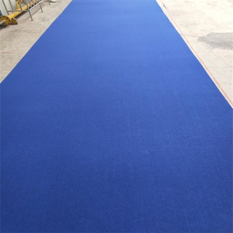 Needle Punched Nonwoven Ribbed Surface Carpet Exhibition Carpet