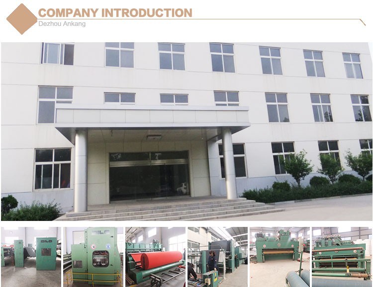 Nonwoven Ribbed Carpet of Polyester for Exhibition Carpet, Wedding Carpet