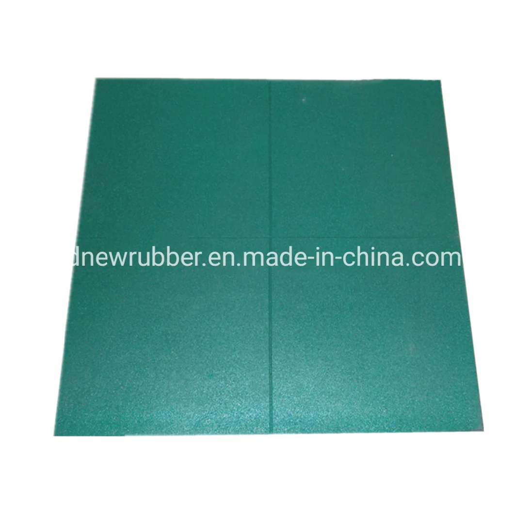 Outdoor Playground Rubber Backing Commercial Carpet Floor Tiles, Gym Rubber Tile
