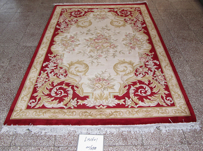 Hot Sell 100% Wool Hand Made Carpet Tile