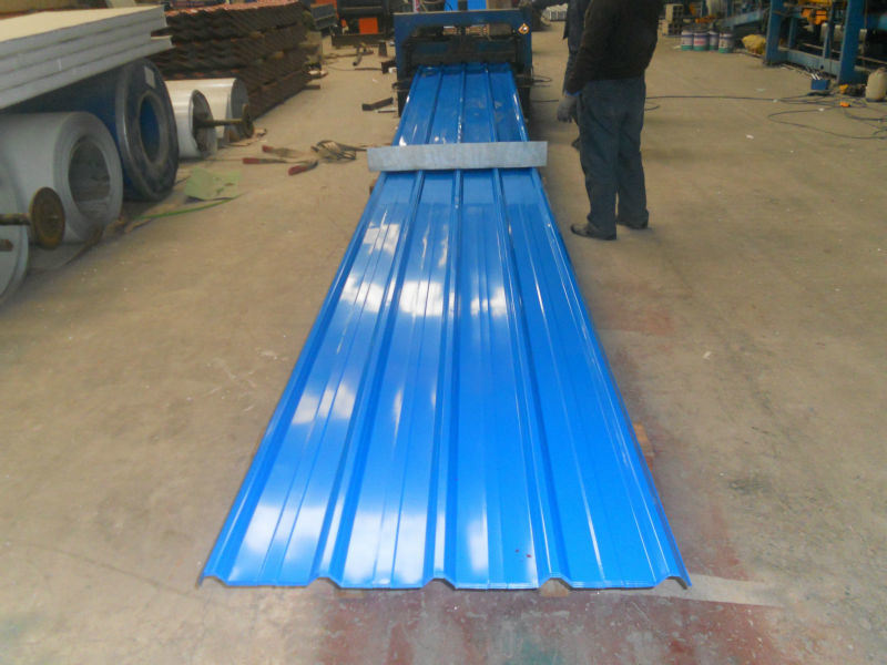 Trapezoid Colorful Steel Roofing/Prepainted Gi Roof Tile to Sierra Leone