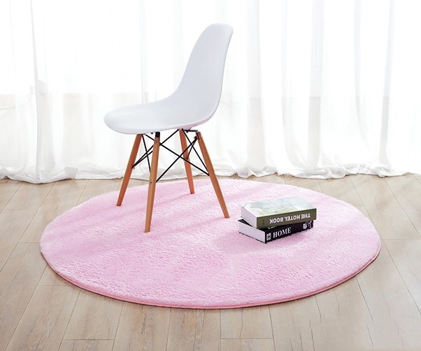 Morden Simple Pure Color Living Room Loop Carpet