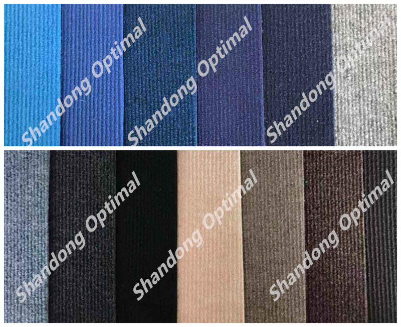 Colorful Stripe Needle Punch Carpet for Indoor and Outdoor Exhibition Event Cheapest Carpet