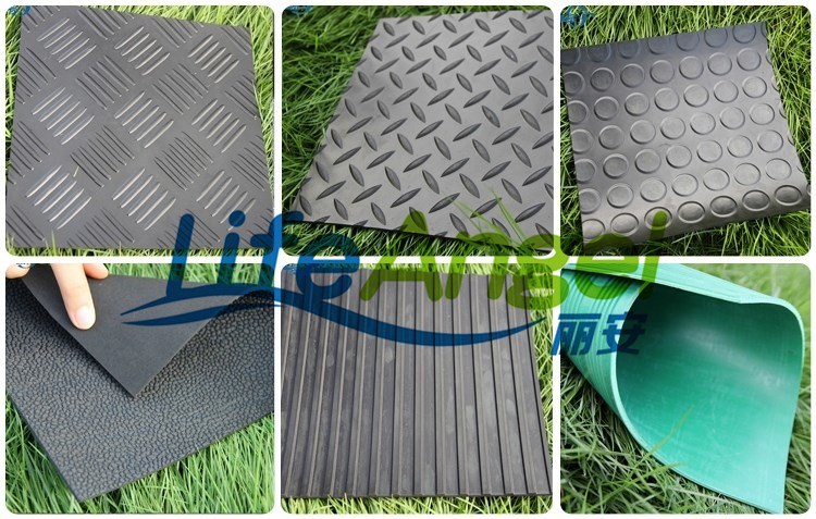 Anti Slip Diamond Pattern Rubber Sheet Floor Mat