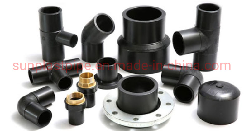 Injection Molded HDPE Pipe Fittings / Poly Pipe Fittings / PE Pipe Fittings / Polyethylene Pipe Fittings for HDPE Pipe