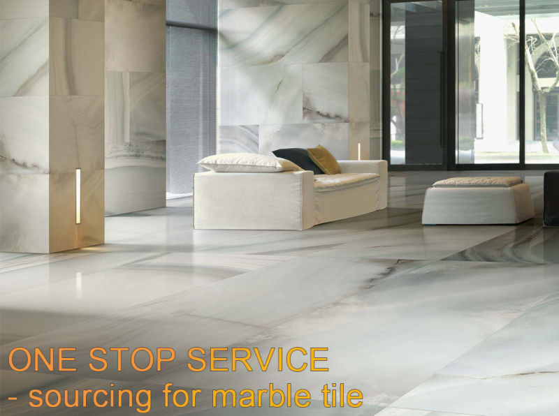 High-End Commercial Marble Imitation Porcelain Large Floor Tiles