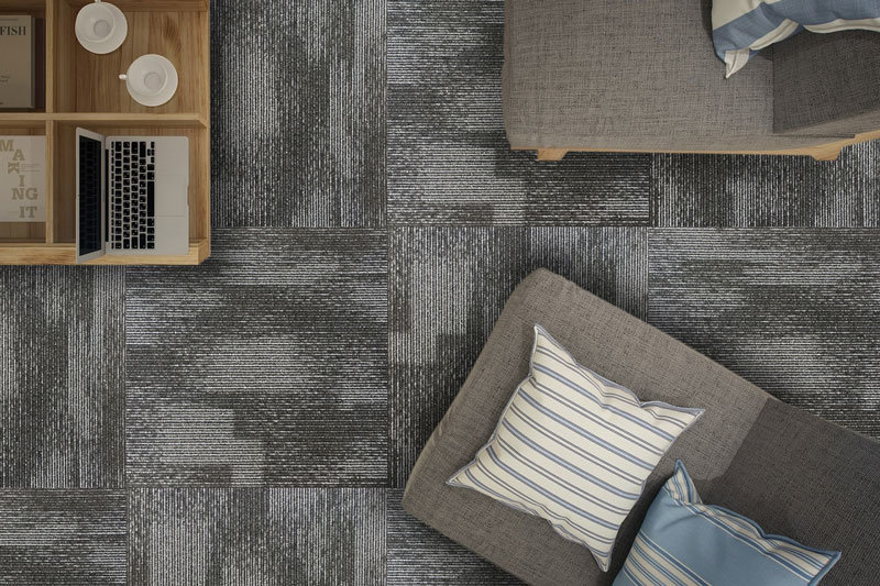 Jacquard Carpet Tiles 50X50cm Commercial Carpet Office Carpet Hotel Carpet Modular Carpet PP Surface Bitumen Backing for Bedroom Use