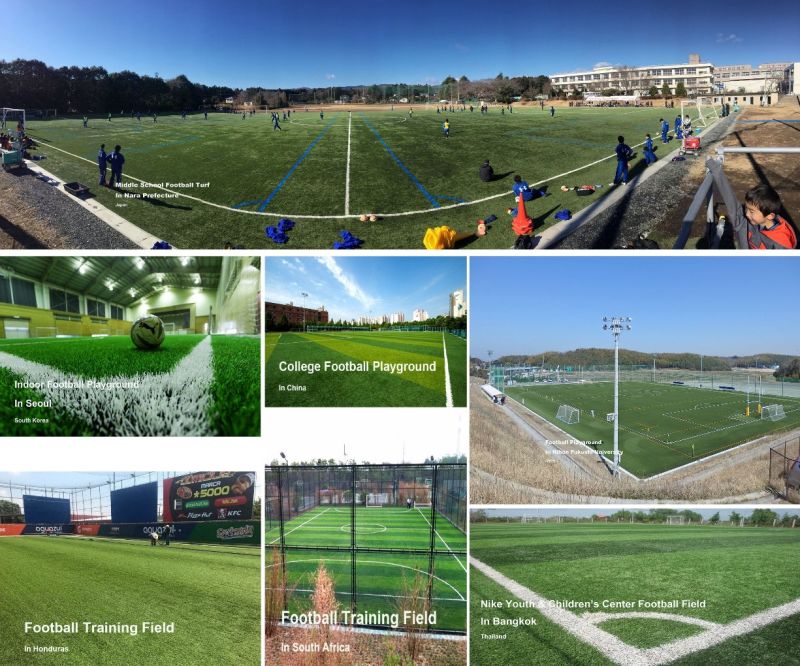 Long Service Life Soccer Artificial Grass Synthetic Turf