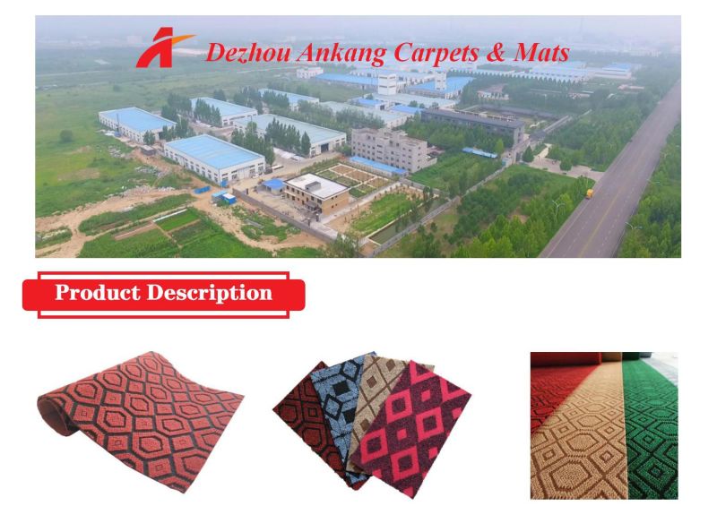 100% Polyester Velour Double Color Jacquard Carpet for Living Room