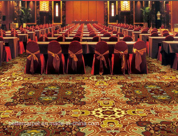 Modern Design Carpet Red Patterned Axminster Carpet Design Hotel Aisle Wedding Carpet