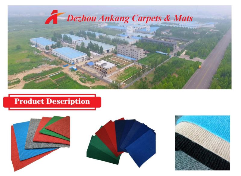 Ribbed Surface Nonwoven Needle Punched Carpet for Exhibition and Event