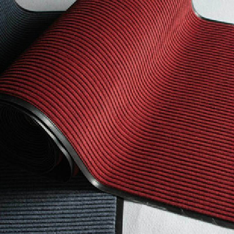 1.3mm PVC Backing Anti-Slip Double Stripe Carpet for Corridor