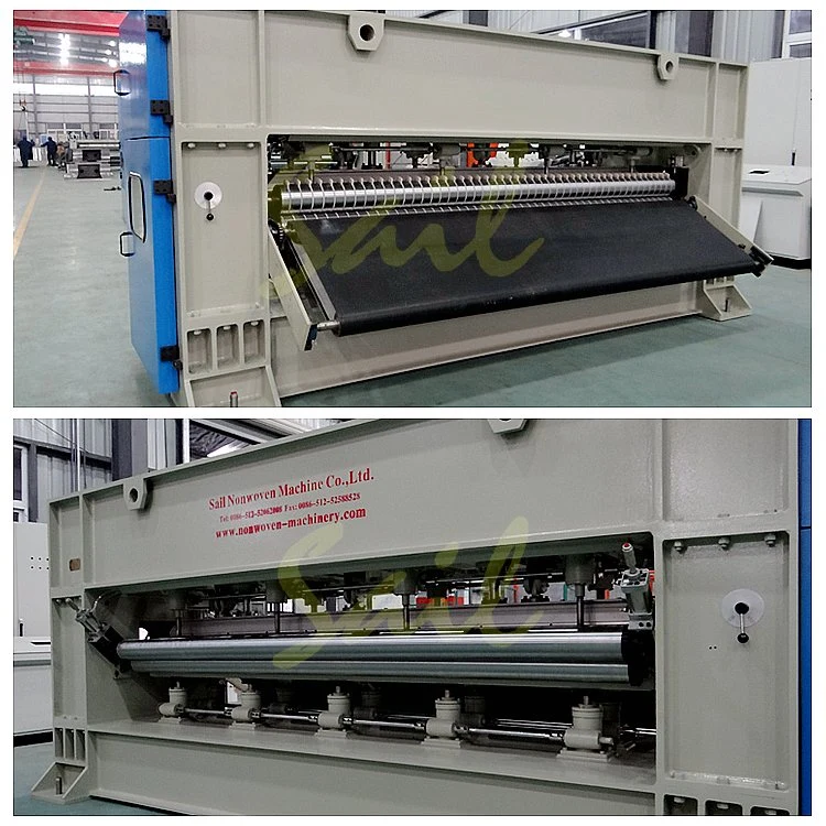 Nonwoven Polyester Fiber- Carpet Needle Punching Production Line Completed by Combination of Non Wovenneedle Loom, Fiber Opening/ Carding Machine, Cross Lapper