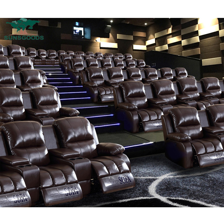2020 New Home Theater Seat Recliner Chair Sofa for Movie Theater.