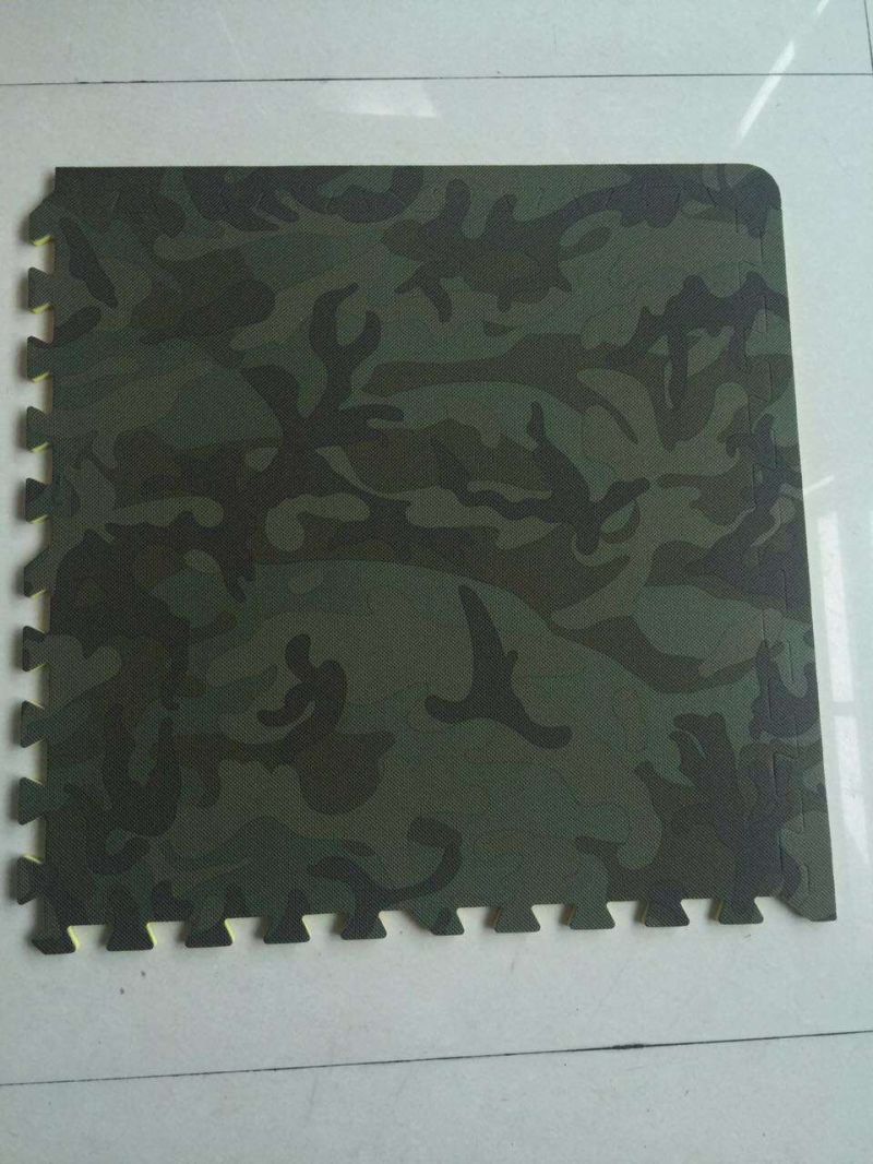 Camouflage EVA Foam Mat of 60*60*1.2cm & Anti Slip EVA Mat