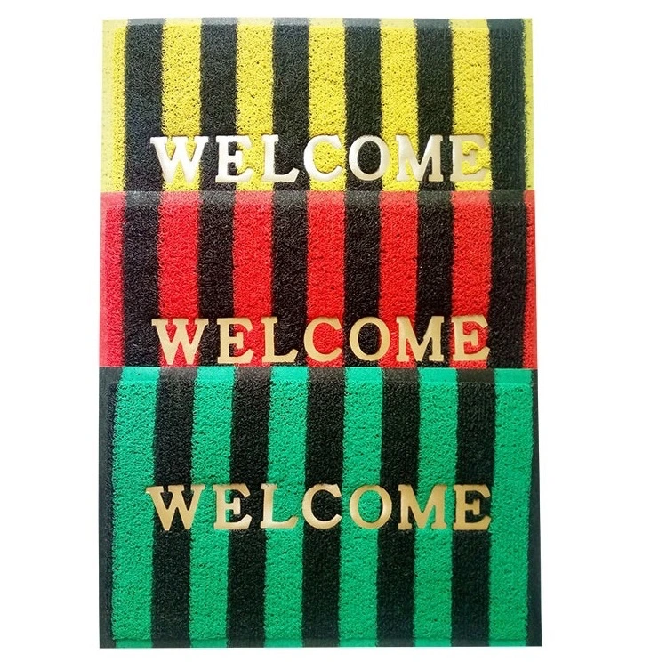 PVC Welcome Door/Welcome/Door/Kitchen/Flooring/Swimming Pool/Store Mat/Carpet/Rug with Foam Backing