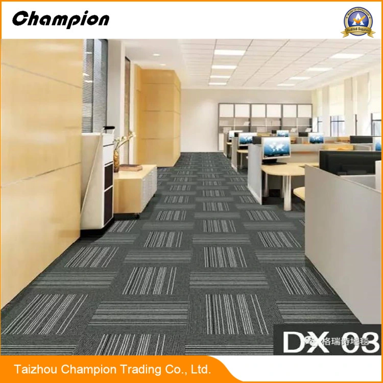 Dx Trade Show Flooring Eco-Soft Thick Pile Exhibition Decorative Commercial Carpet Tile