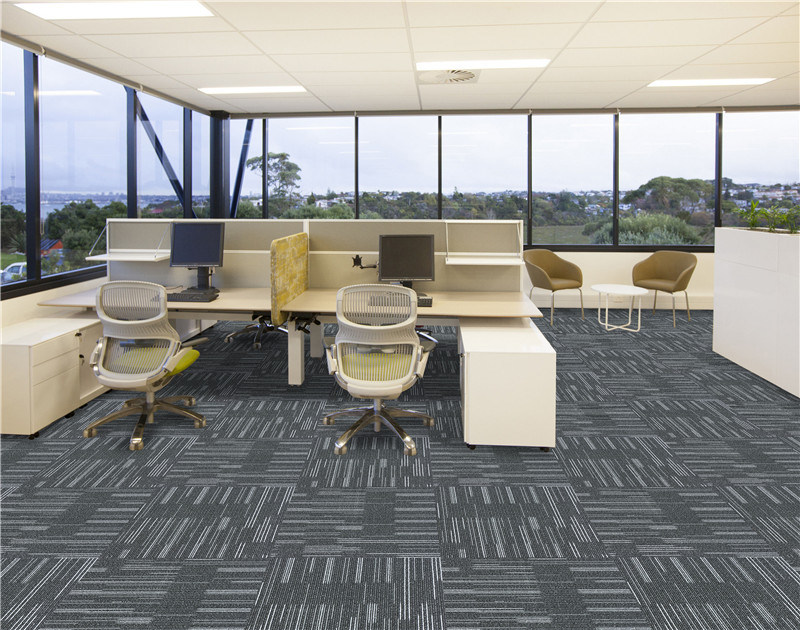 B1 Fireproof Carpet Tiles 50X50cm Commercial Carpet Office Carpet Hotel Carpet Modular Carpet Nylon Surface PVC Backing