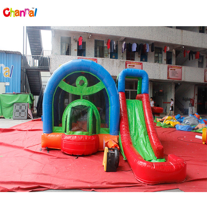 Small Inflatable Castle Slide Combo Jumping House for Kids