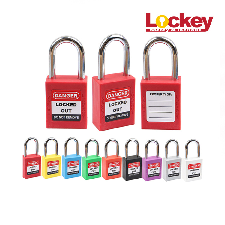 38mm Steel Shackle Industrial Safety Padlock with Master Key