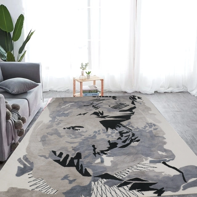 Acrylic Rugs Wool Carpets Bamboo Carpet Viscose Rug Handtuft