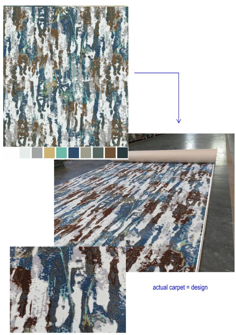 Customized Hotel Carpet Nylon Printed Carpet