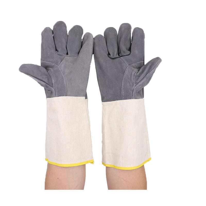 Heavy Industrial Protection Work Cowhide Leather Working Welding Gloves