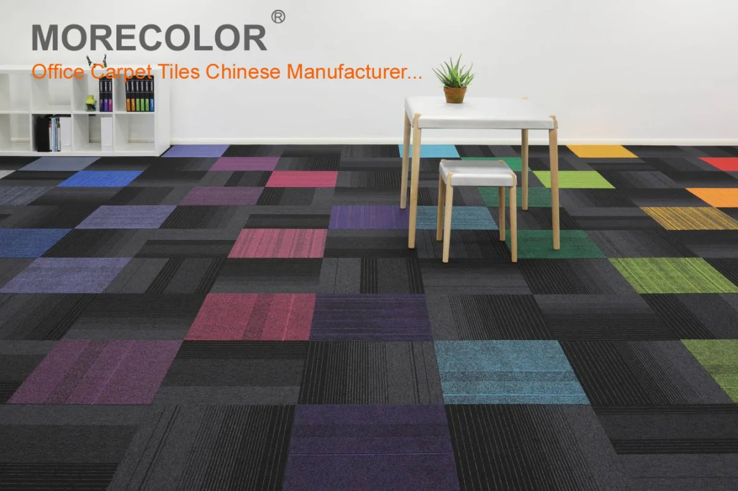 Customize Square Carpet Tiles as You Like Office Carpets 50X50cm